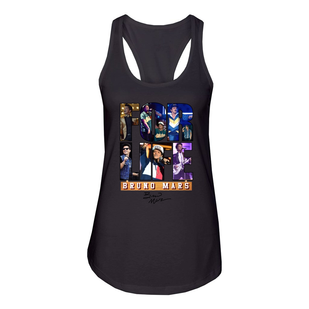 BRUNO MARS Women's Racerback Tank