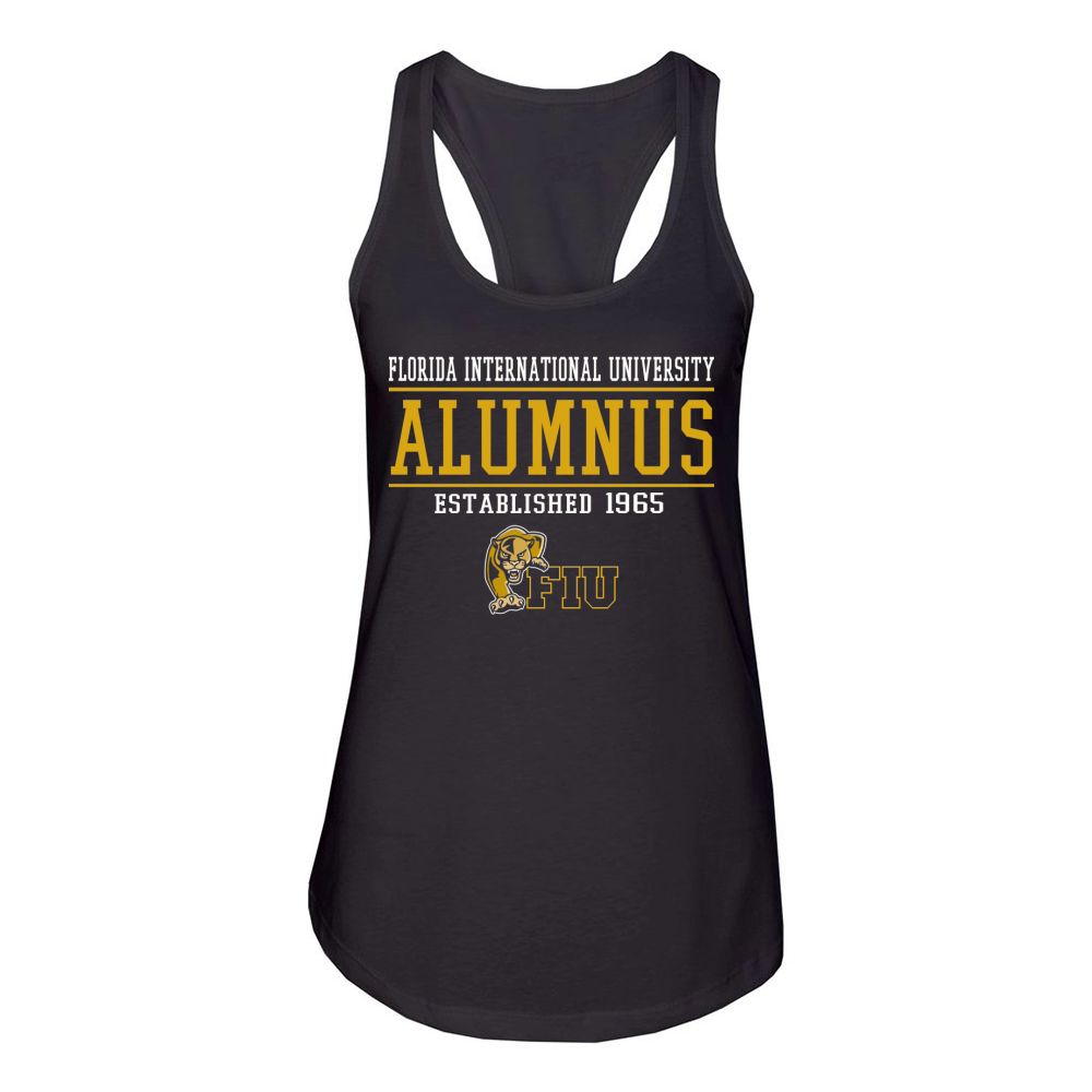 Florida International university Alumnus establised 1965 Women's Racerback Tank