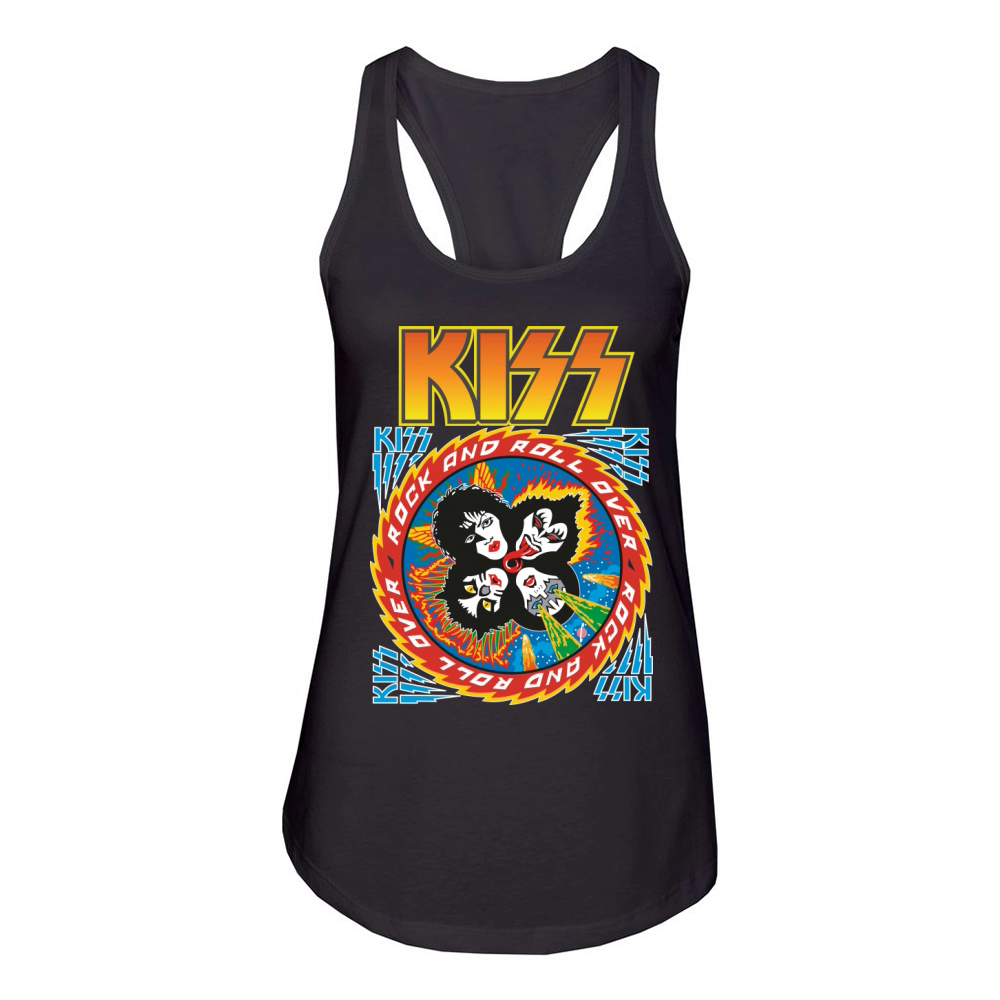 Kiss Rock Band Women's Racerback Tank