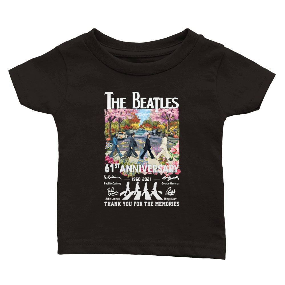 Abbey Road The Beatle 61st Anniversary 1960 2021 Thanks For The Memories Classic Baby Crewneck T-shirt