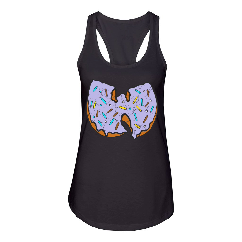 donut wutang grapeberry jam Women's Racerback Tank