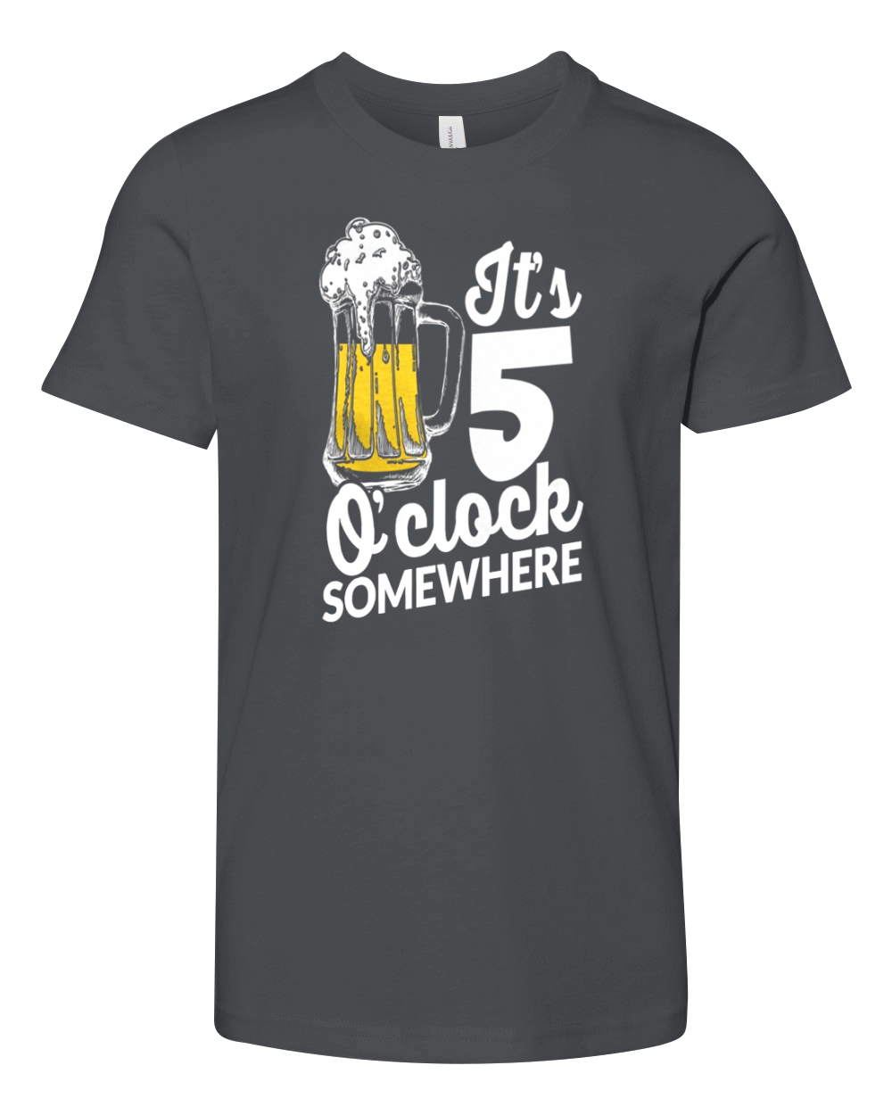 It's 5 O'clock somewhere t-shirt Youth Unisex Jersey Tee