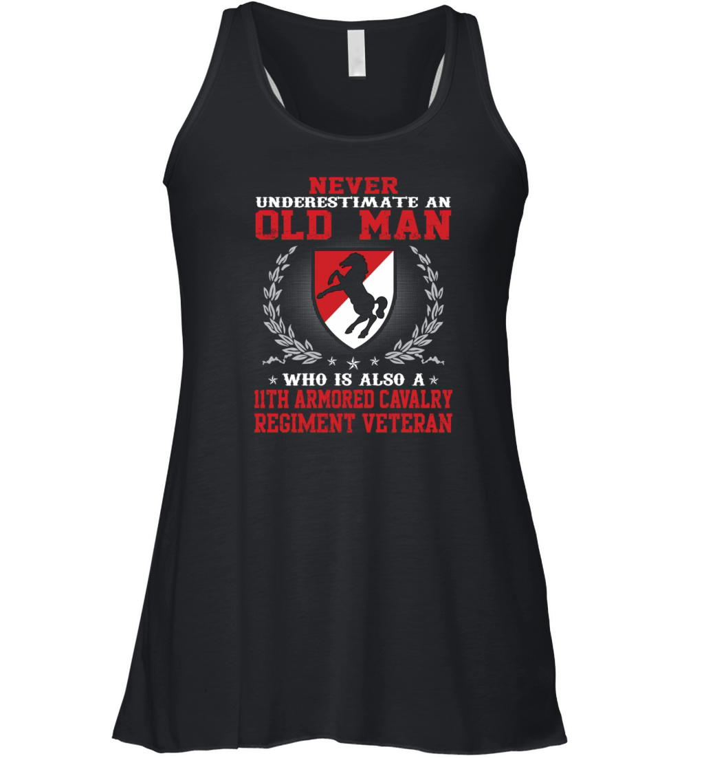 11TH ARMORED CAVALRY REGIMENT VETERAN Women's Flowy Tank Top