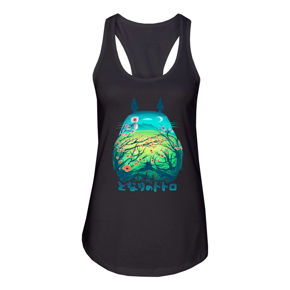 Neighbor Totoro T-Shirt Women's Racerback Tank