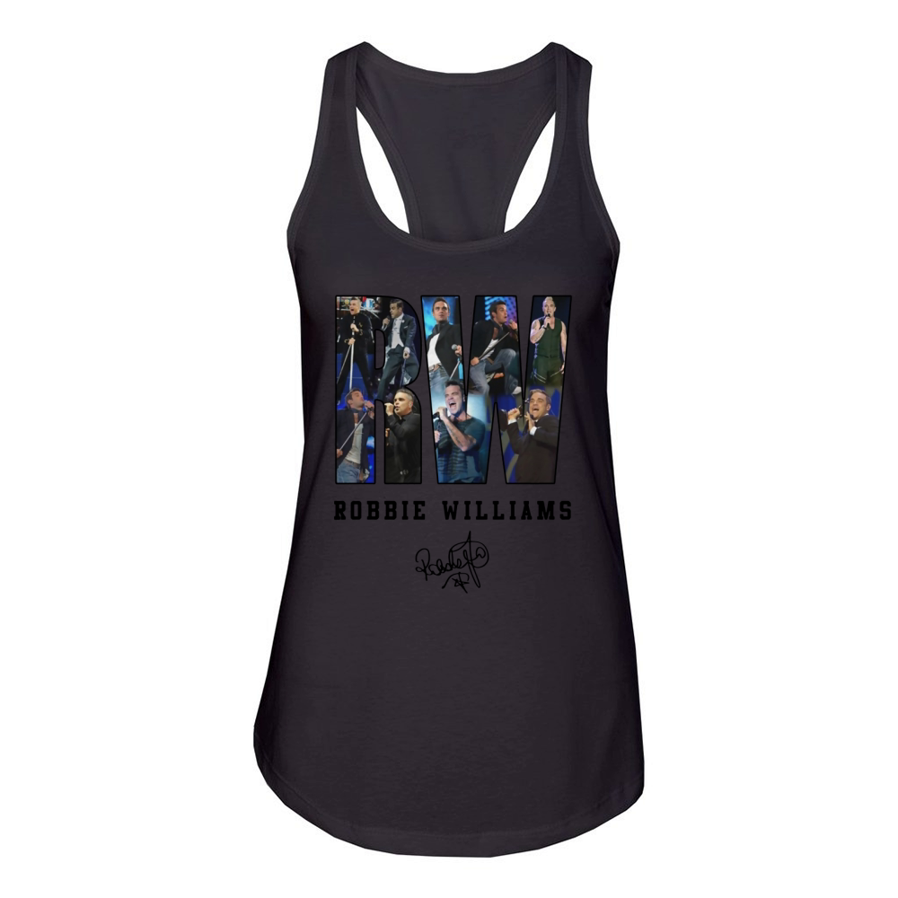 ROBBIE WILLIAMS Women's Racerback Tank