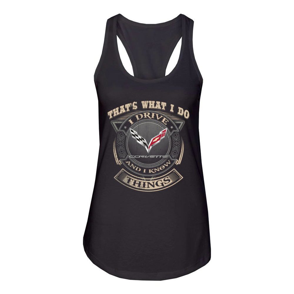THAT WHAT I DO CORVETTE C7 Women's Racerback Tank