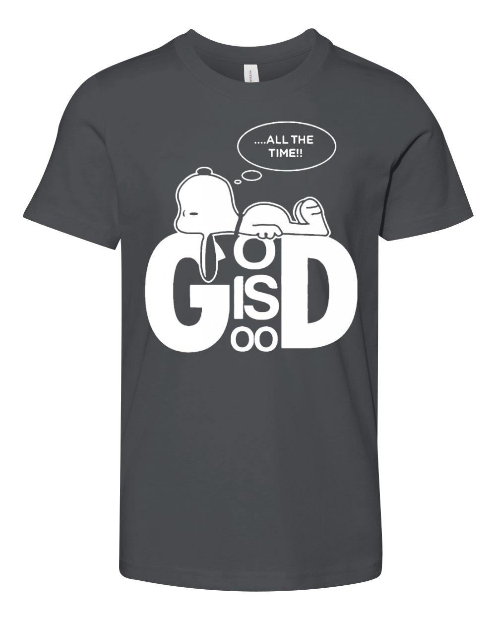 Snoopy all the time god is good shirt hoodie sweater tshirt Youth Unisex Jersey Tee