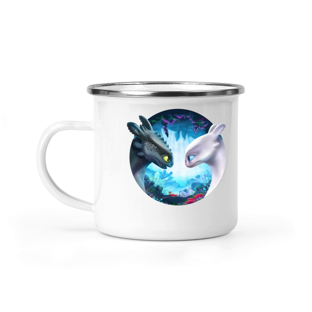 Toothless And Light Fury Camping Mug