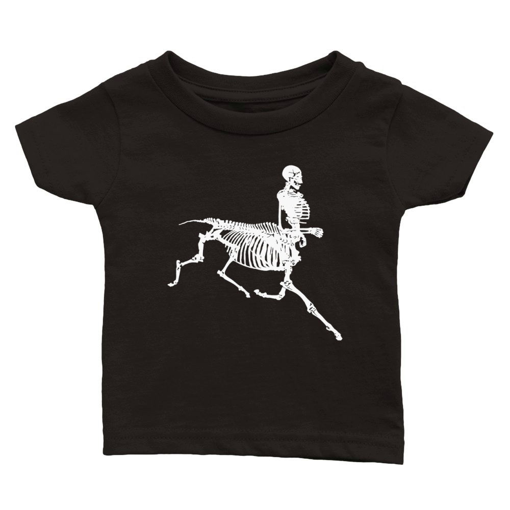 centaur skeleton Classic Baby Crewneck T-shirt