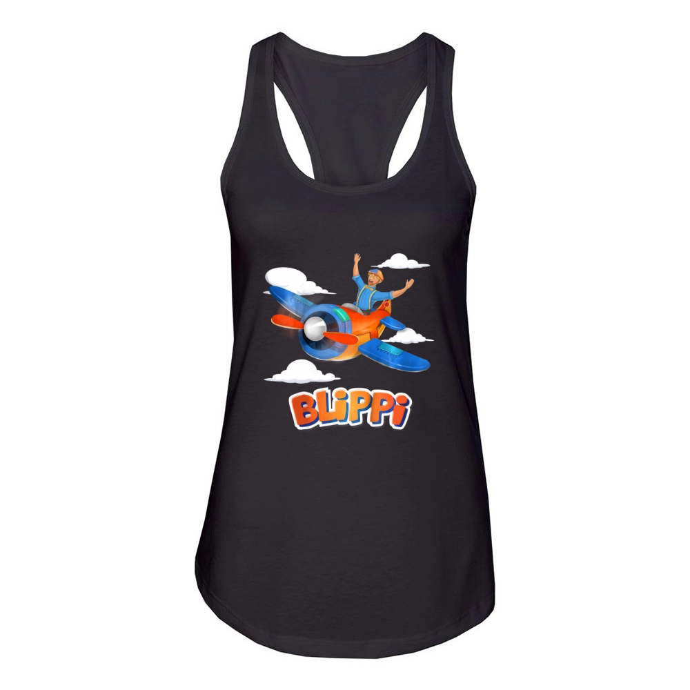 Blippi Airplane Women's Racerback Tank