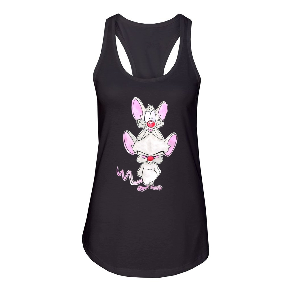 Pinky and The Brain - T Shirt Women's Racerback Tank