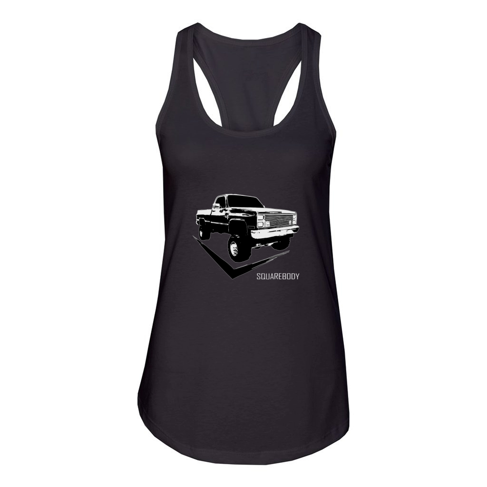 Square Body shirt Women's Racerback Tank