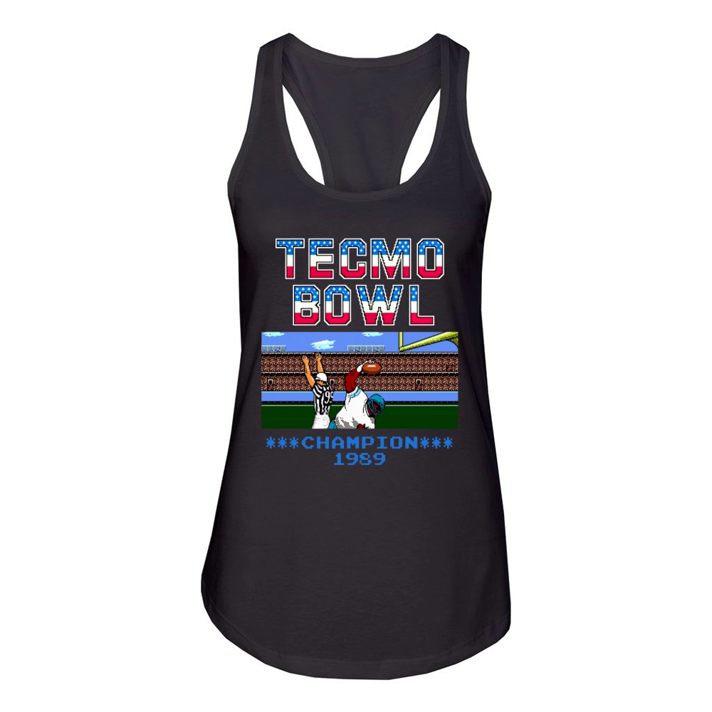 Tecmo Bowl Champion Crew Neck T-shirt 