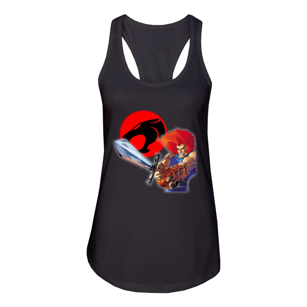THUNDERCATS RETRO CARTOON Women's Racerback Tank