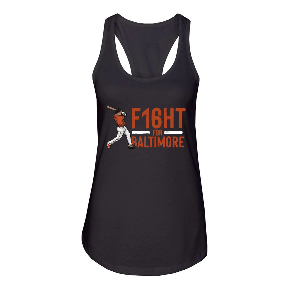 Trey Mancini F16ht For Baltimore Women's Racerback Tank - Designed by  RoundRobin