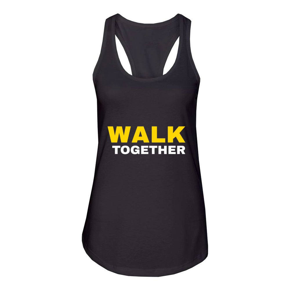 Walk Together Walk at Home Women's Racerback Tank