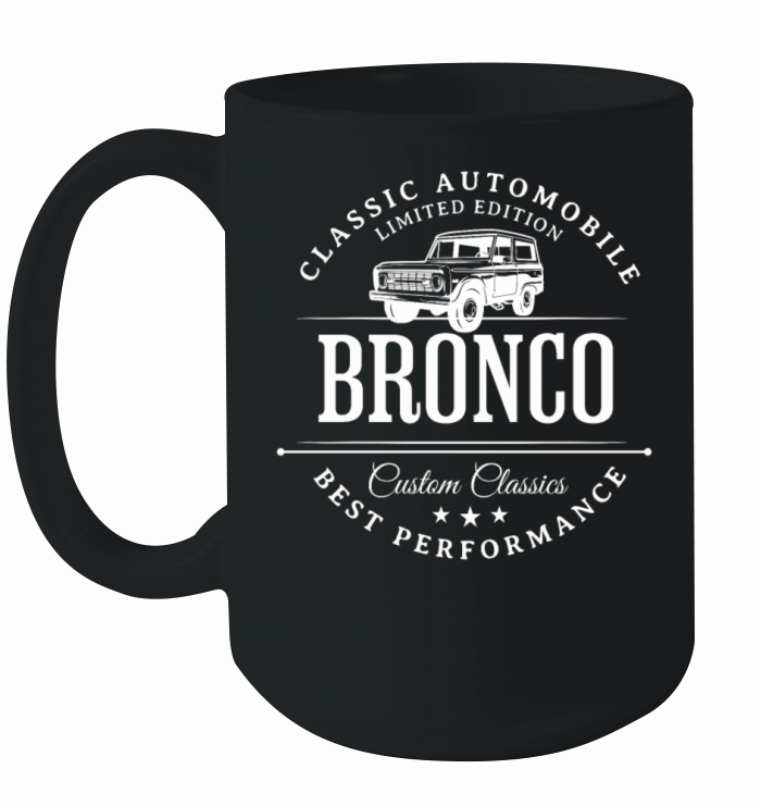 old navy ford bronco vintage logo sport Ceramic Mug
