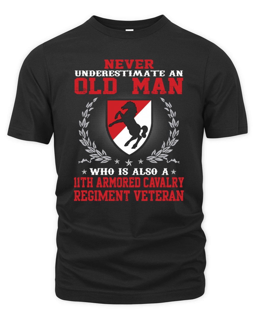 11TH ARMORED CAVALRY REGIMENT VETERAN Organic Unisex T-shirt