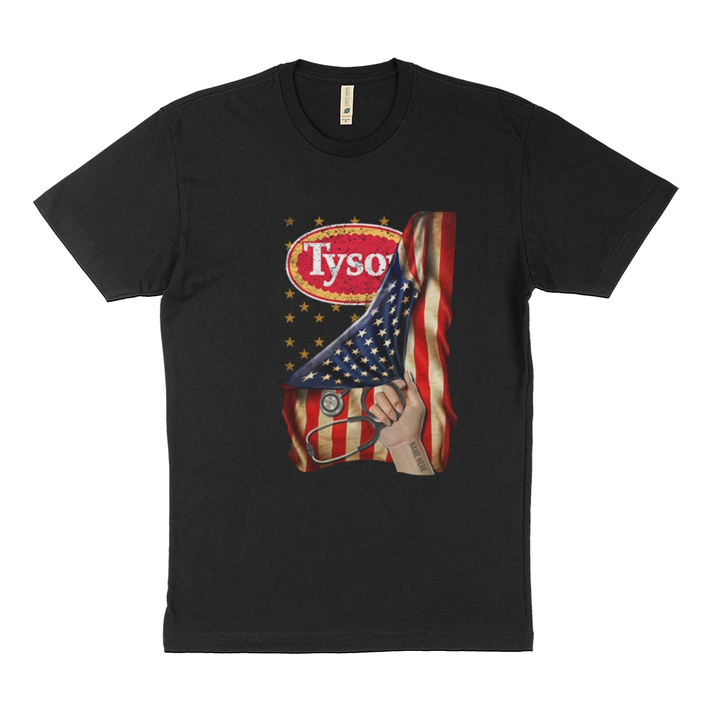 Tyson Foods America Flag inside me shirt Sustainable T-Shirt