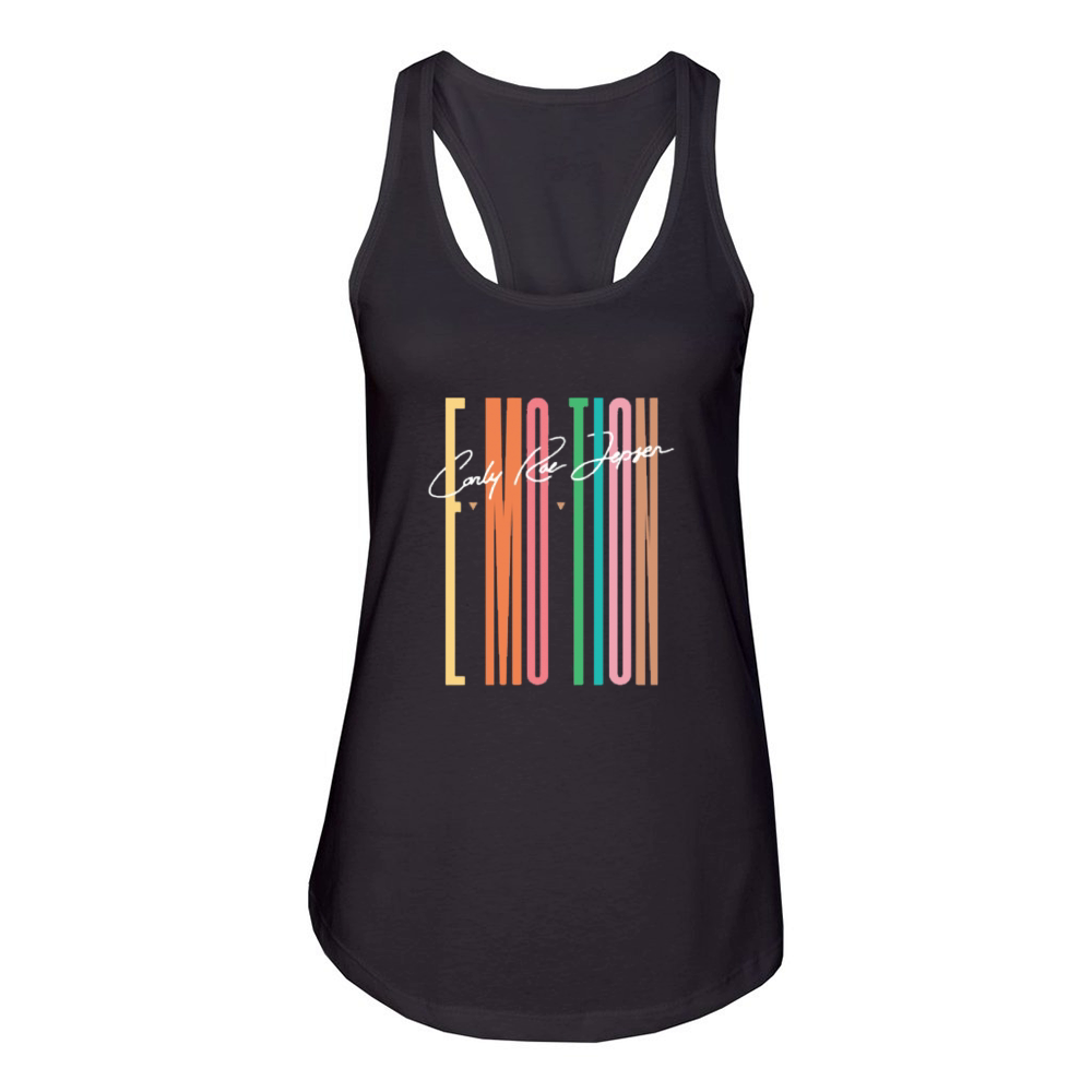 emotion carly rae jepsen Women's Racerback Tank