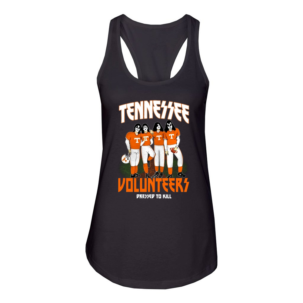 Kiss Tennessee Volunteers Women's Racerback Tank