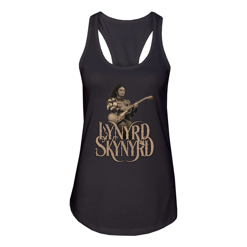 Lynyrd Skynyrd  Gary Rossington Women's Racerback Tank