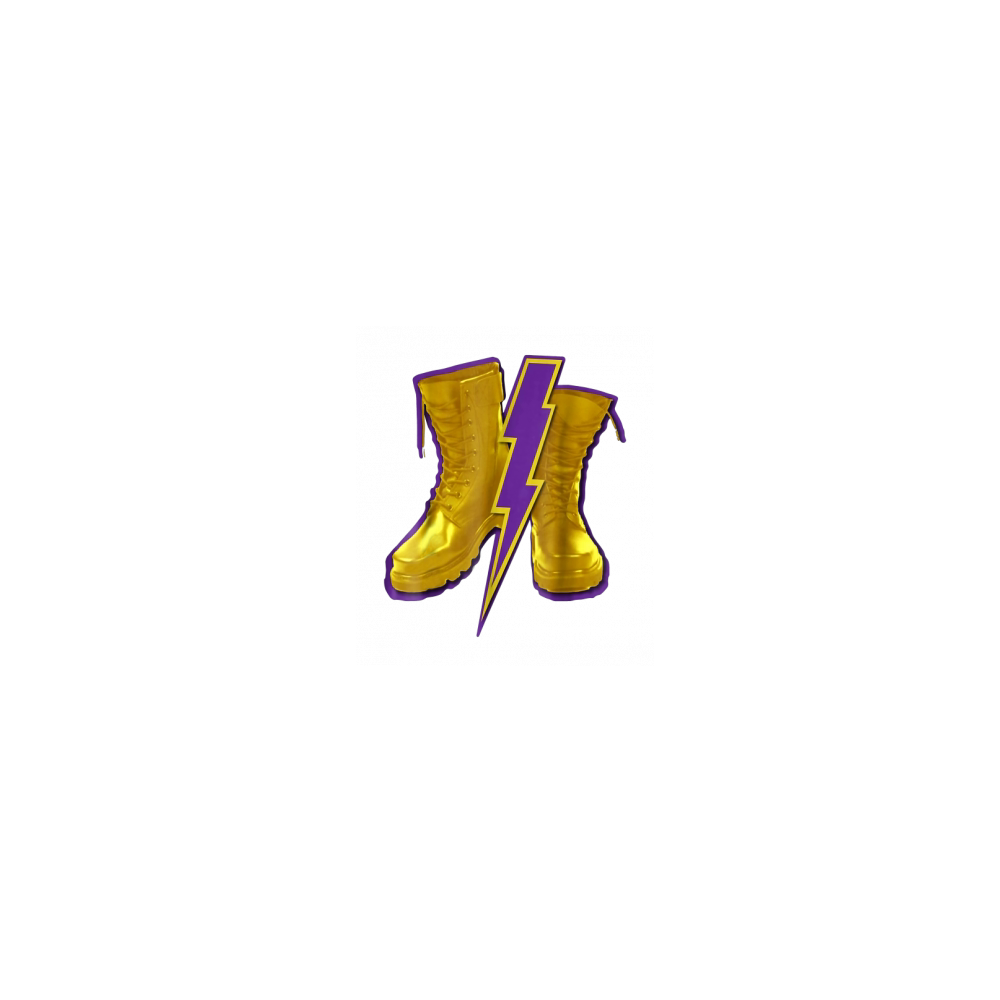 Mens Omega Gold Purple Q Psi Phi Army Boots T Shirt 4 Lightning