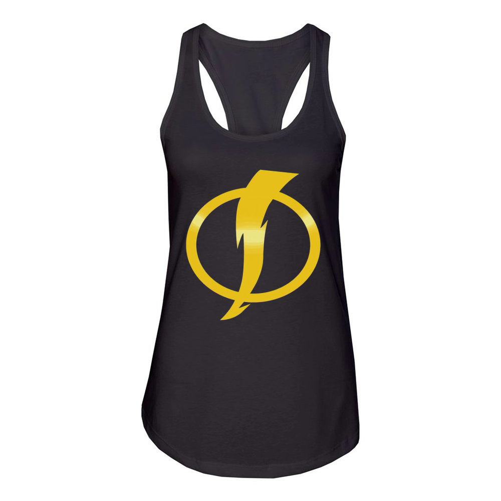 Static Shock Logo Women's Racerback Tank