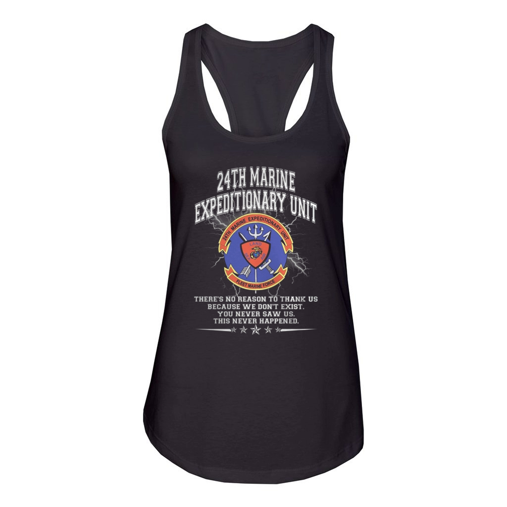 24th Marine Expeditionary Unit Women's Racerback Tank