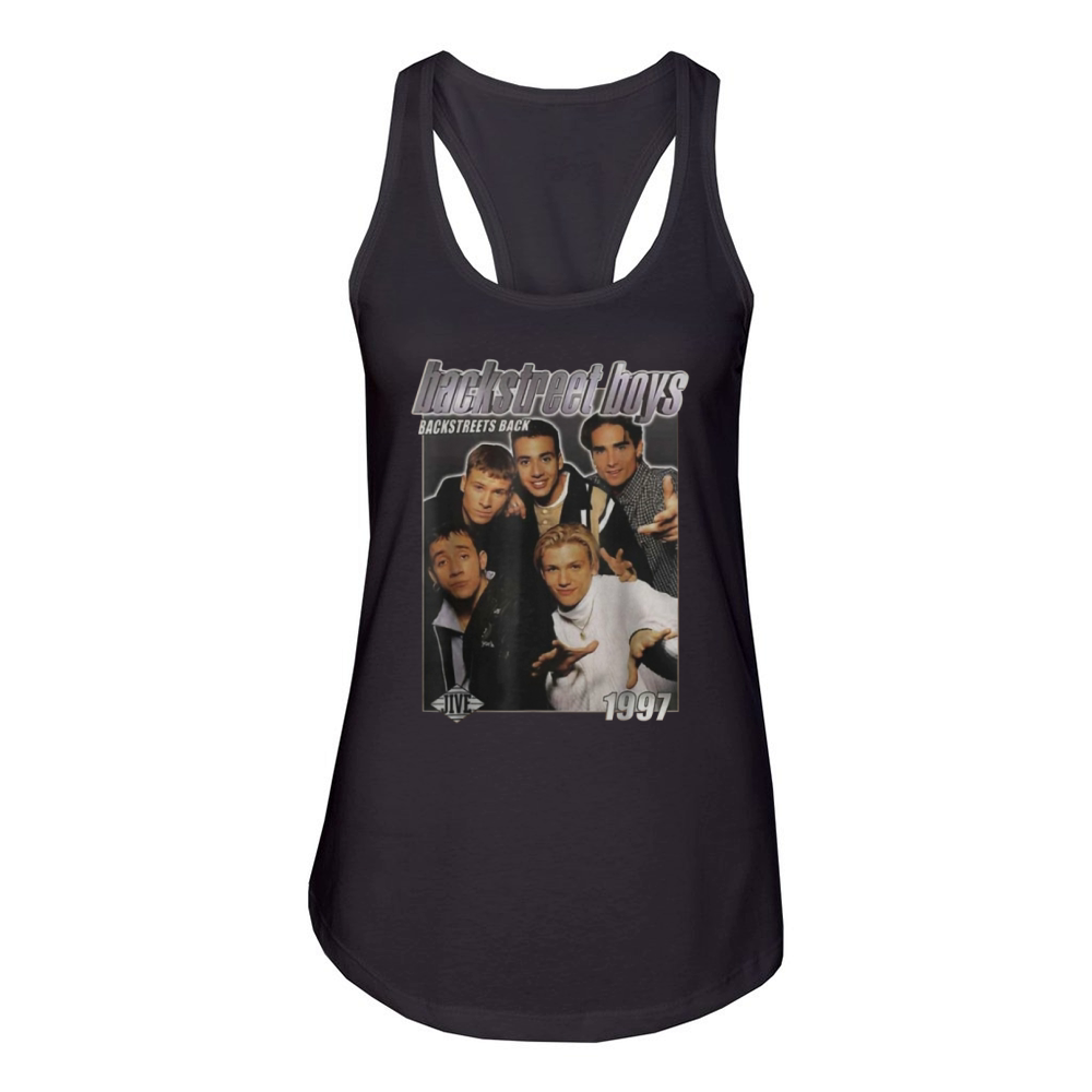 Backstreet Boys Backstreets Back 1997 Women's Racerback Tank