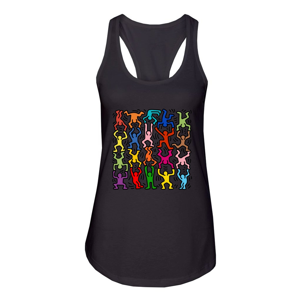 Keith Haring gift Women's Racerback Tank