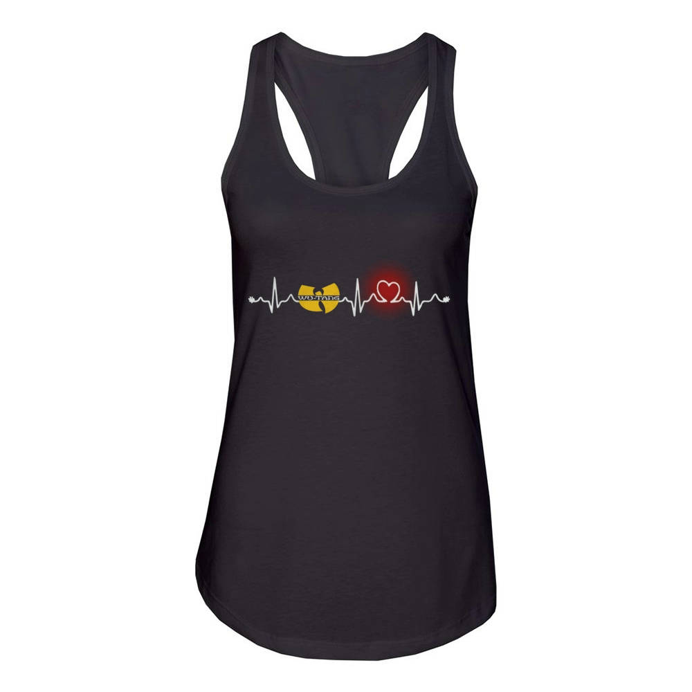 Wu Tang heartbeat Women's Racerback Tank