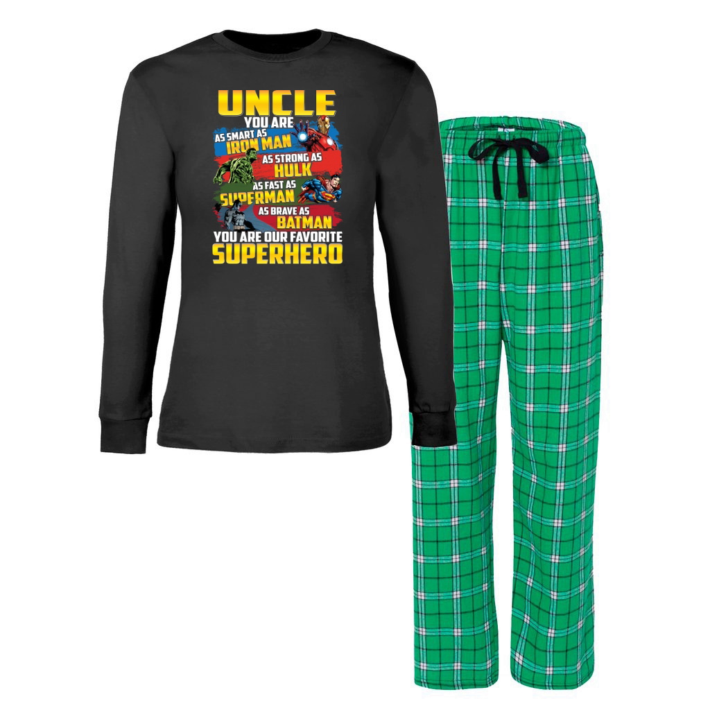 Superhero best sale christmas pajamas