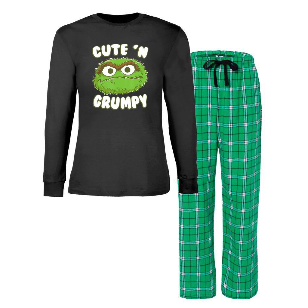 Sesame Street Oscar the Grouch I Feel Grouchy Pajama Lounge Pants