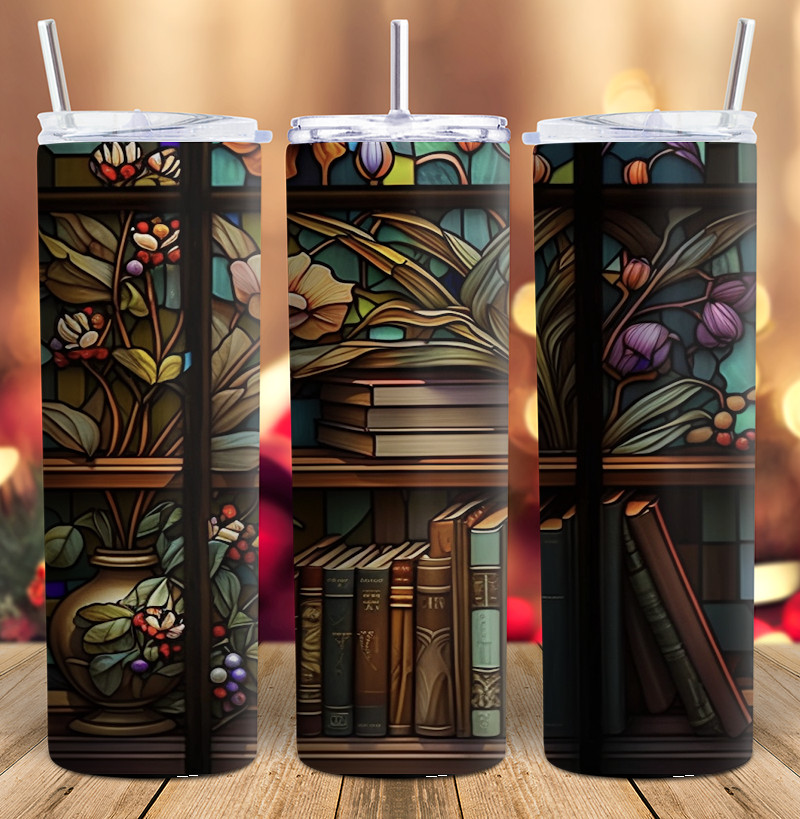 Bookshelf Tumbler