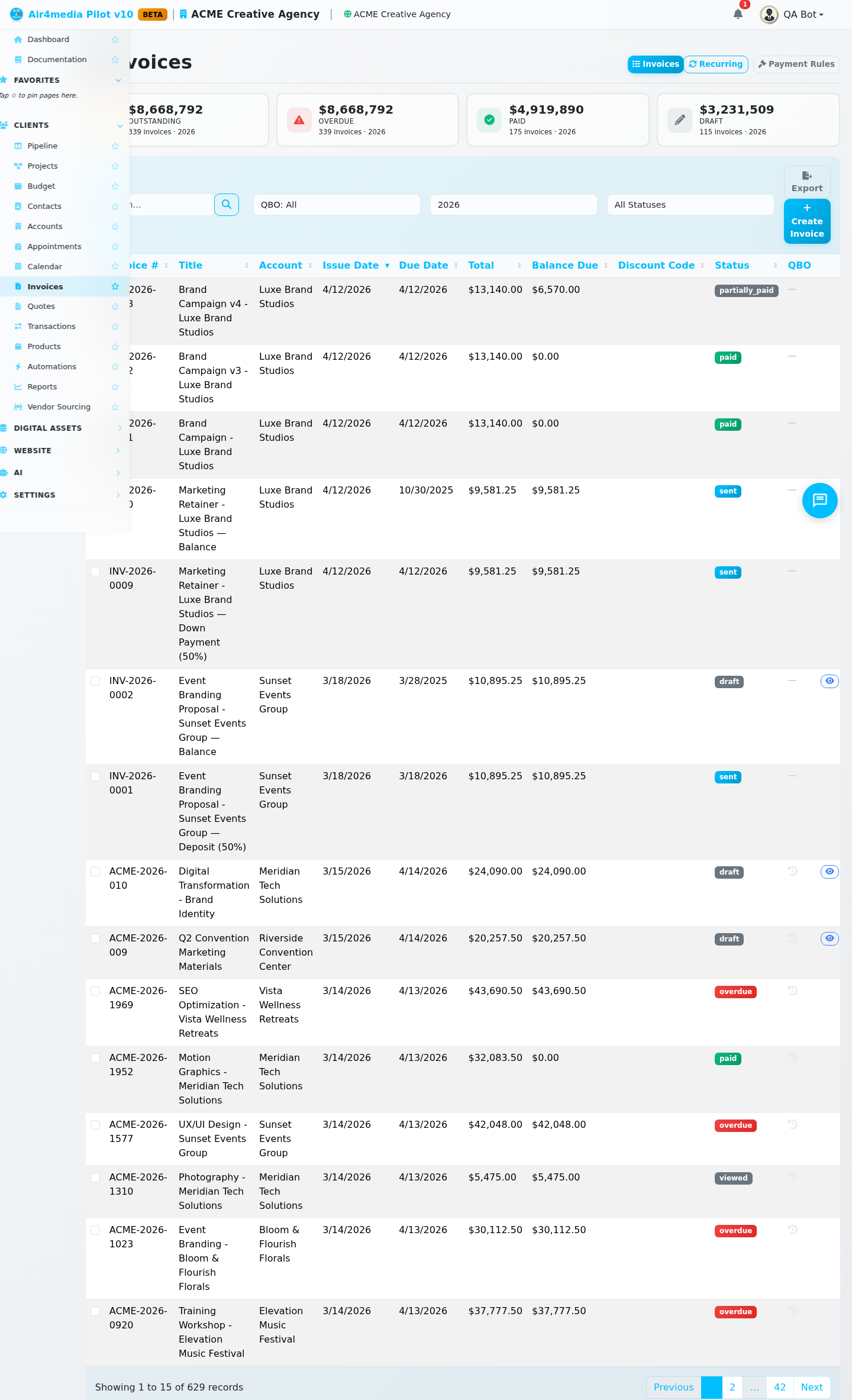 Invoices