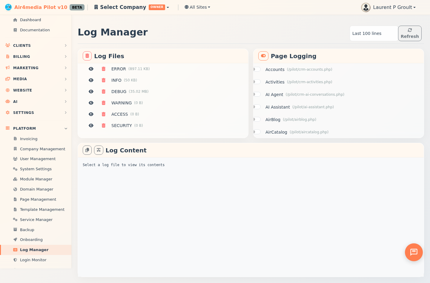 Log Manager