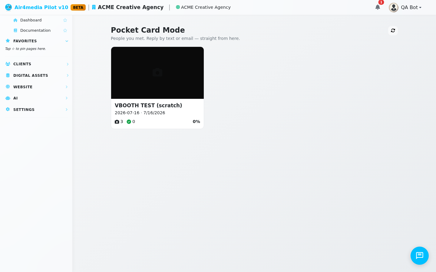 Pocket Card Mode