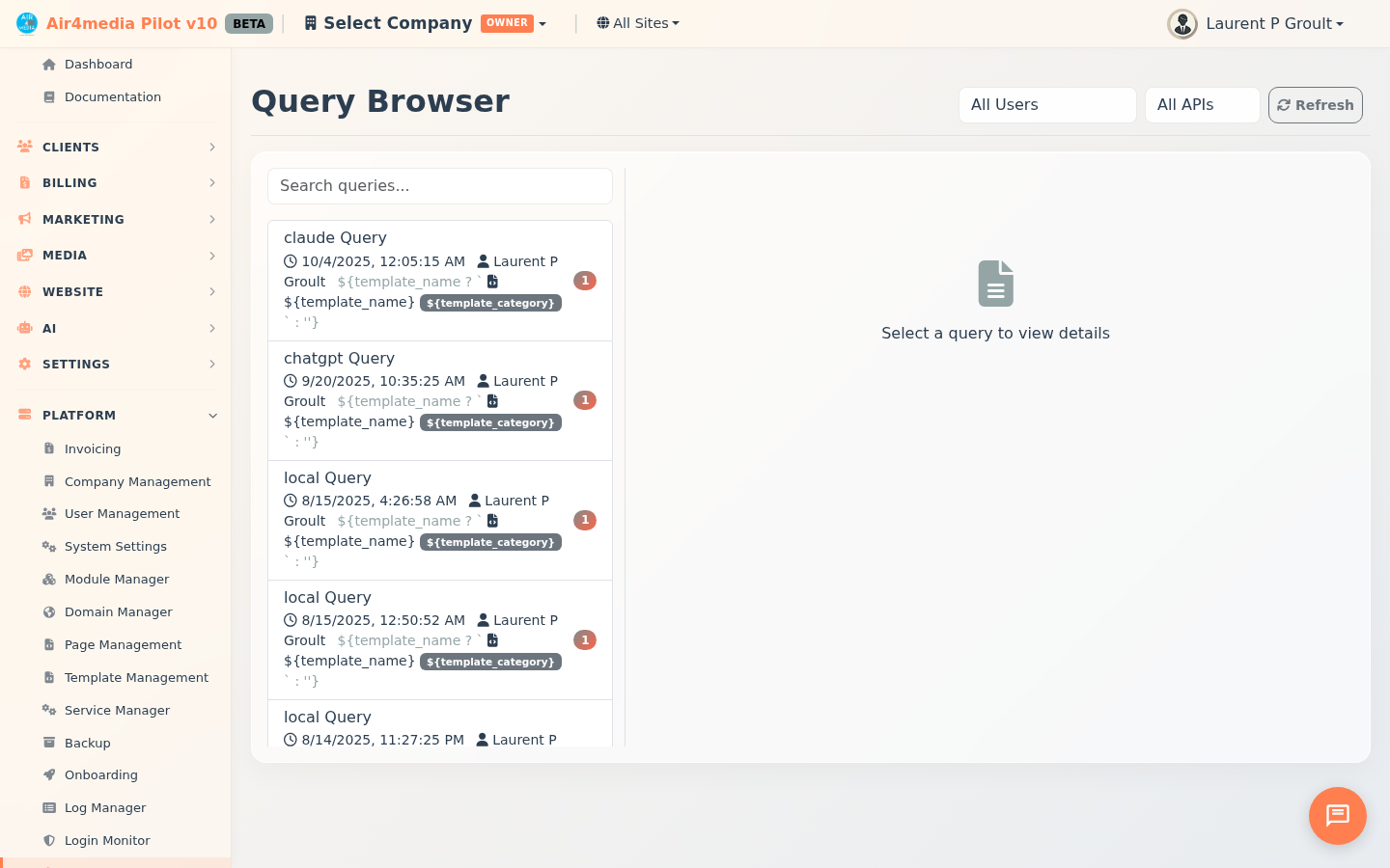 Query Browser
