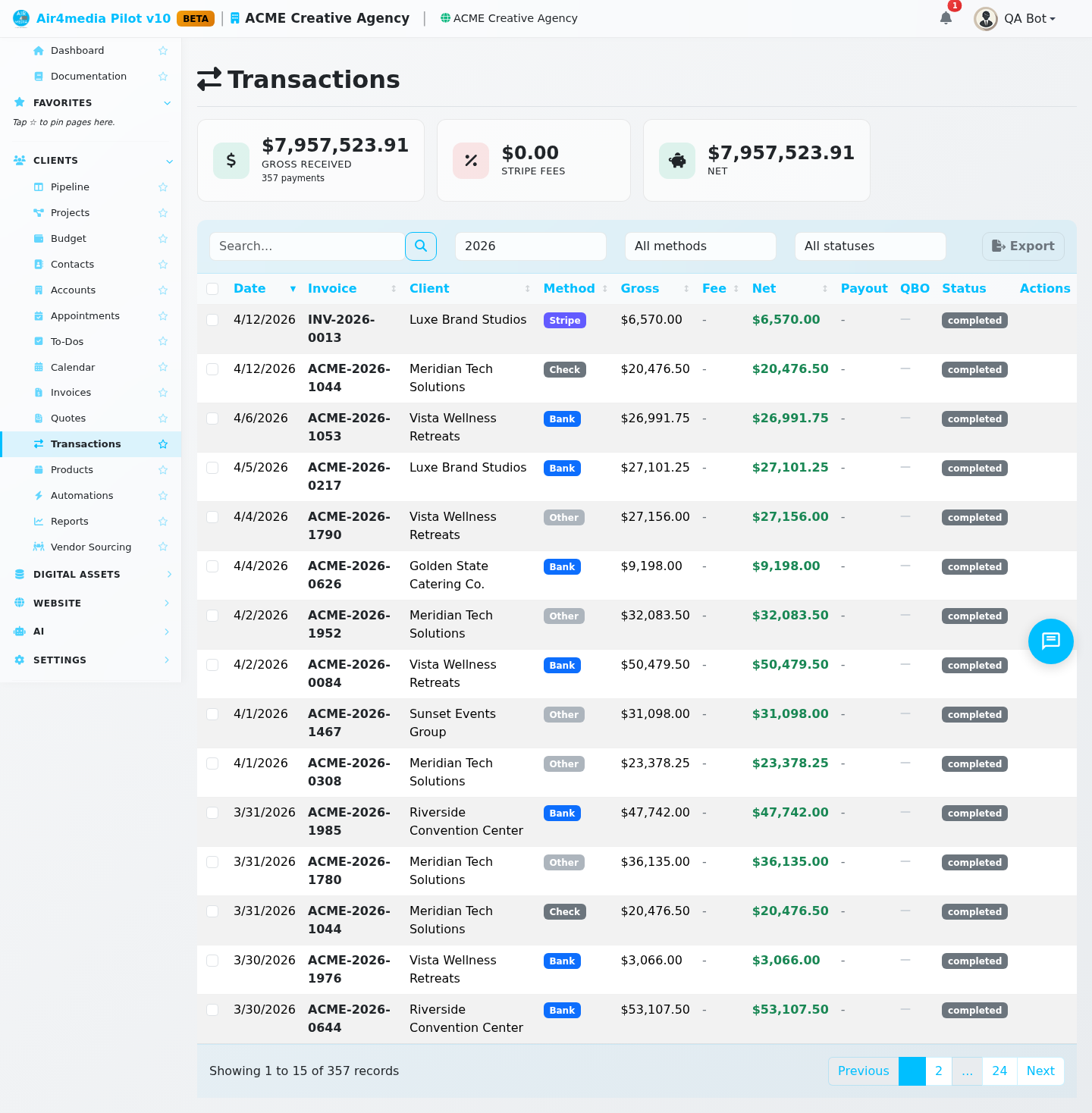 Transactions