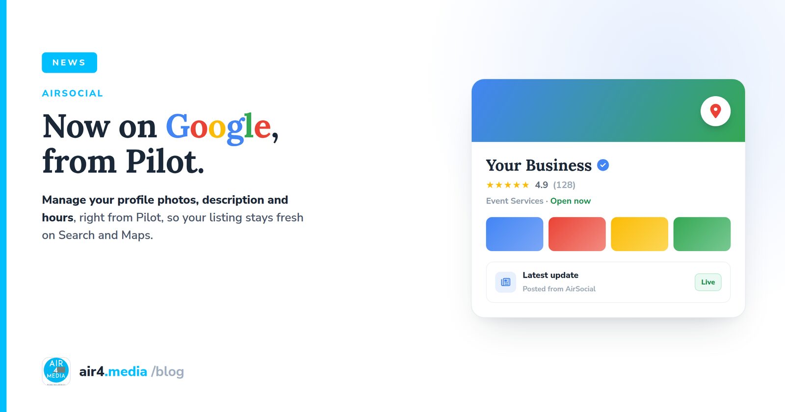 Manage Your Google Business Profile from Pilot