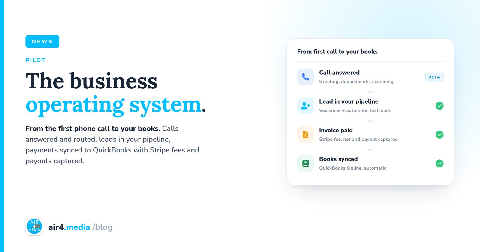 Pilot Is a Business Operating System