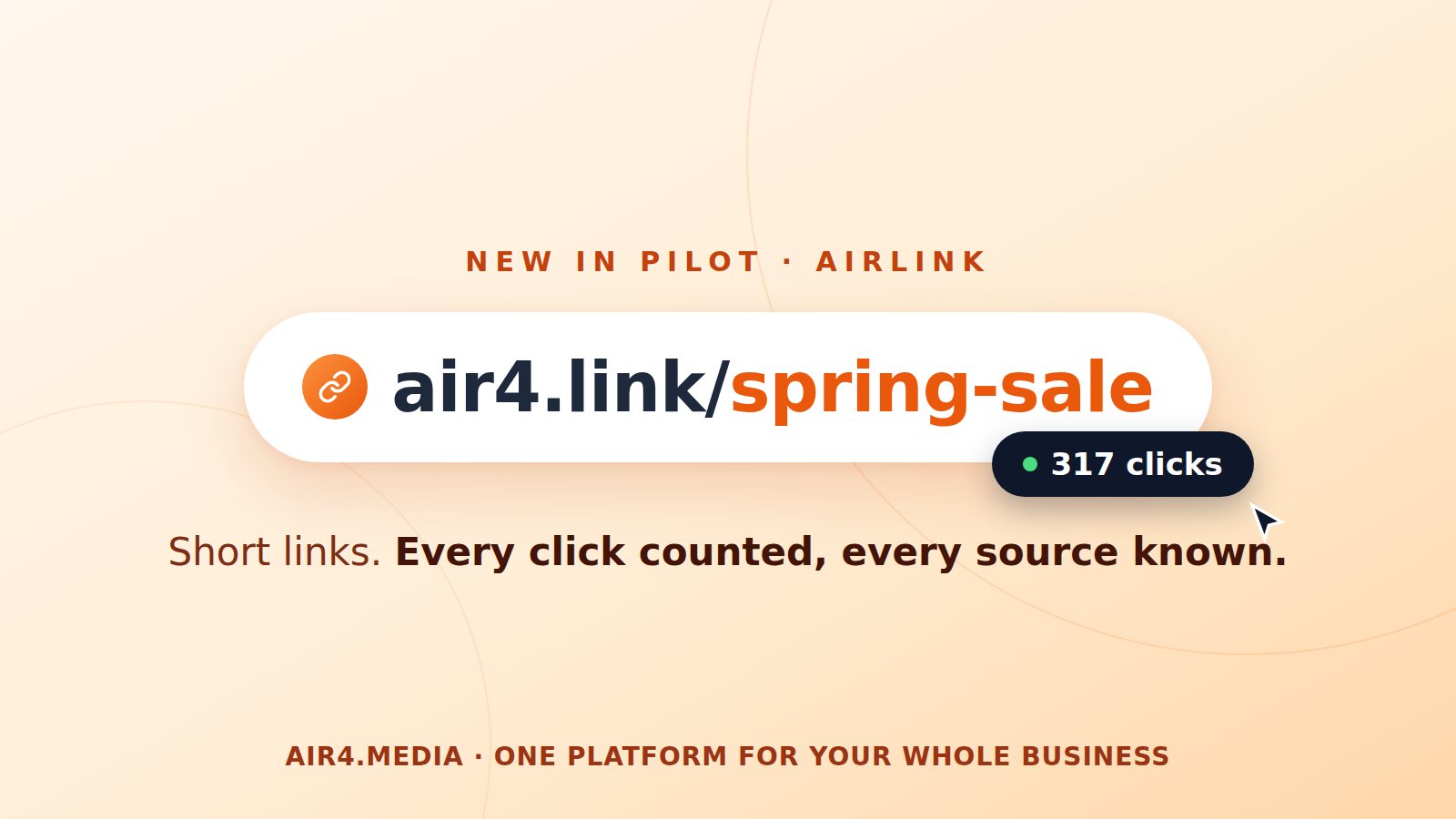 Meet AirLink, short links that show where clicks come from