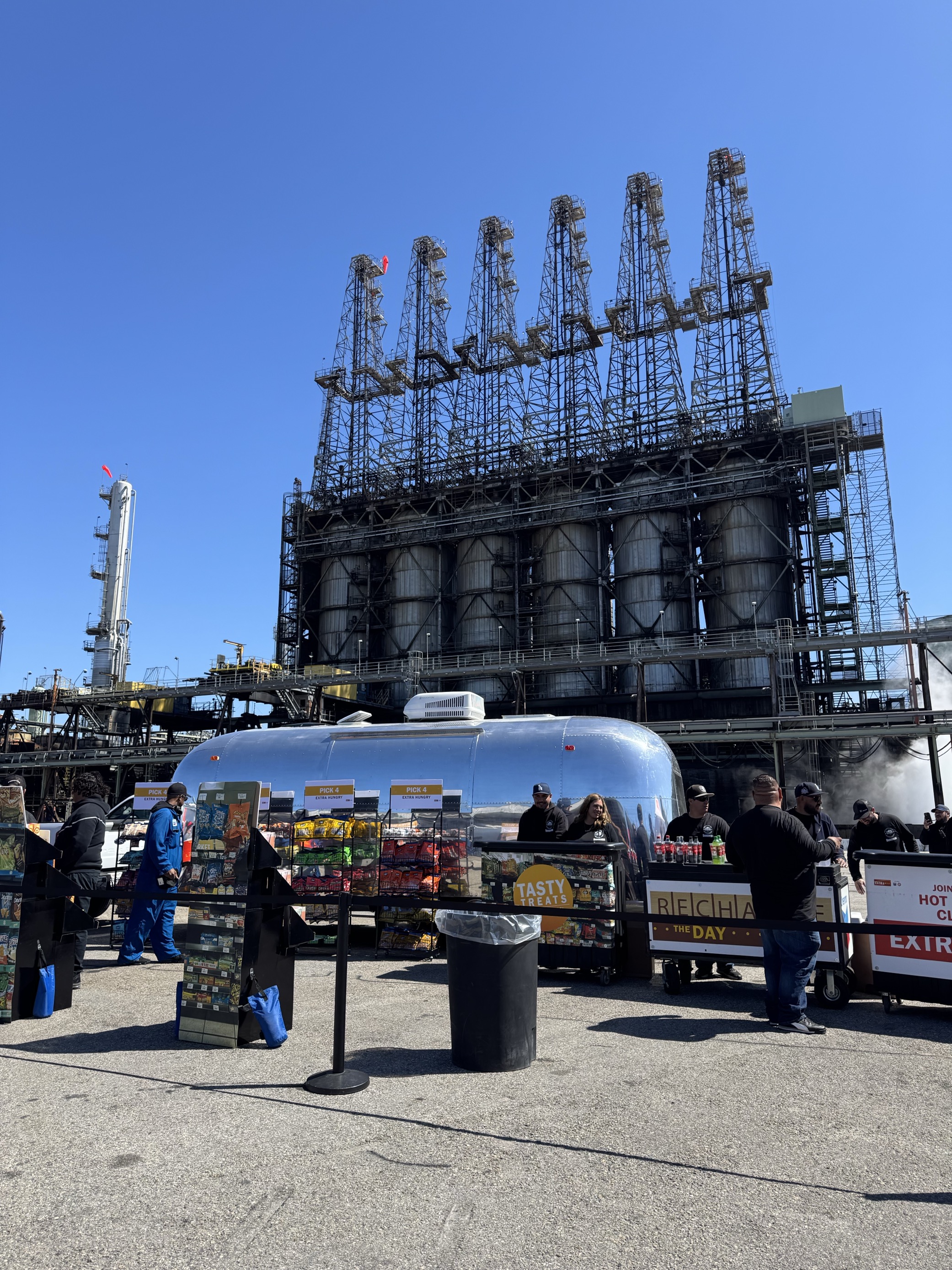 Three Airstreams at the Chevron El Segundo Refinery