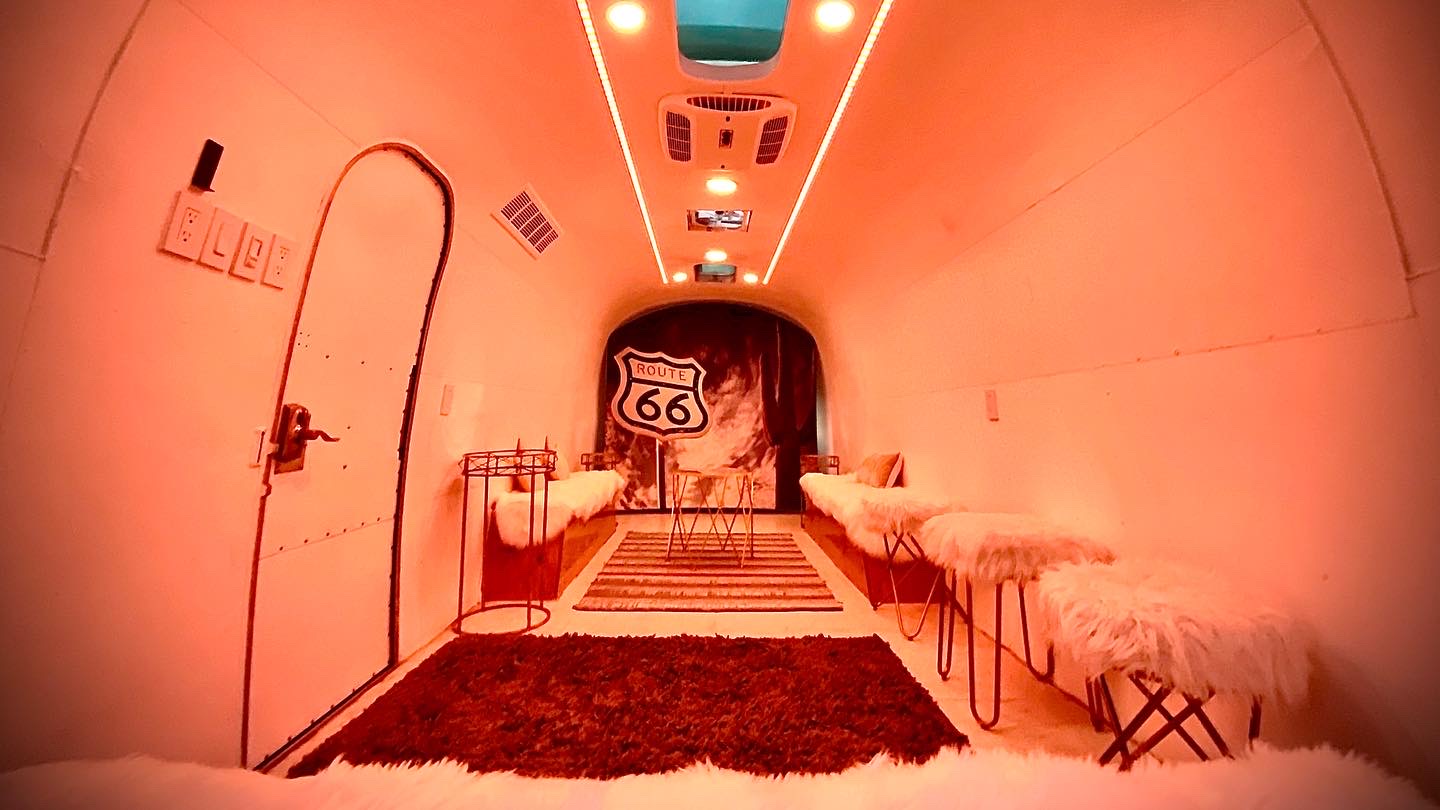 Lounge interior desert glow