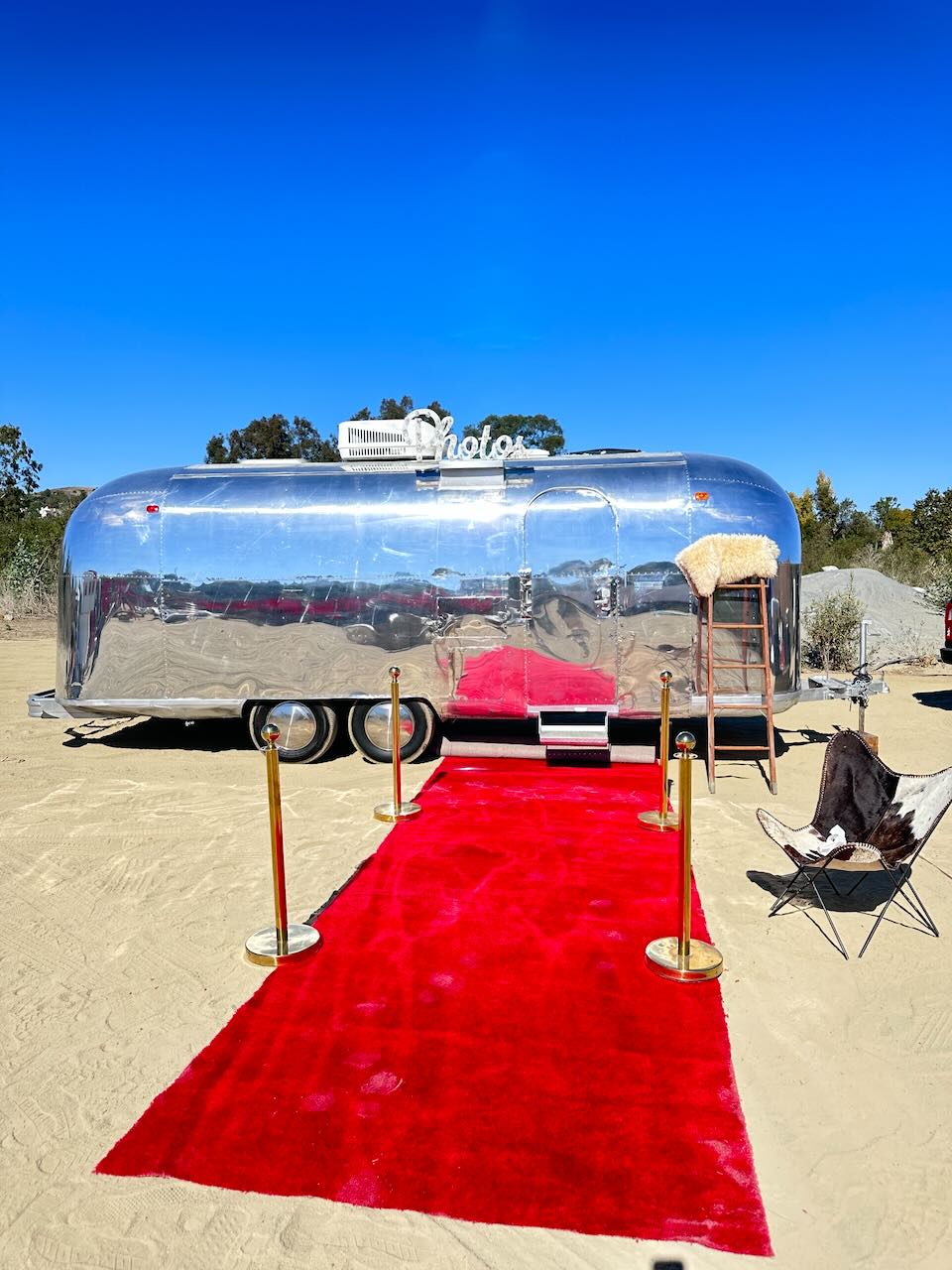 Desert red carpet