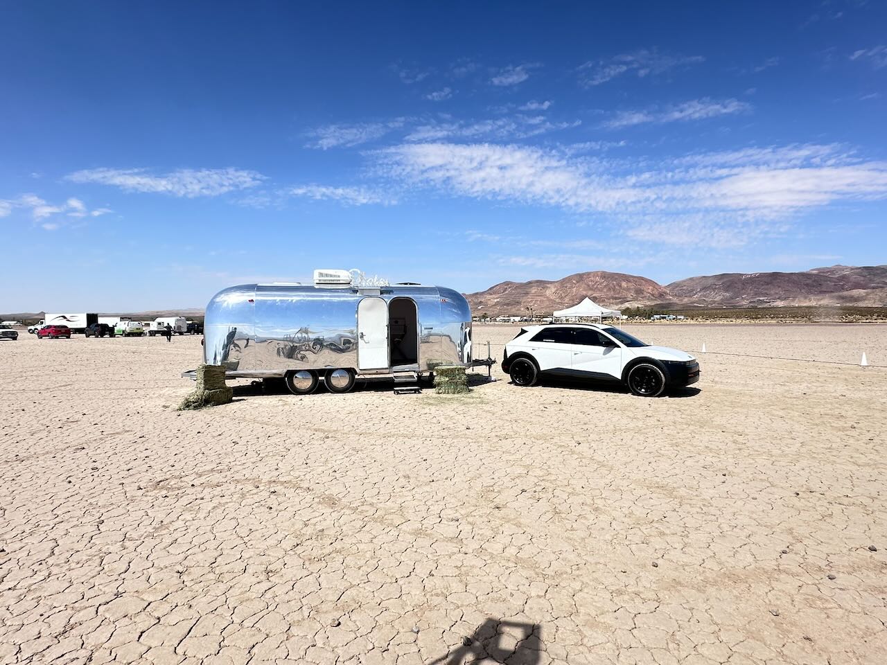 Dry lake bed setup