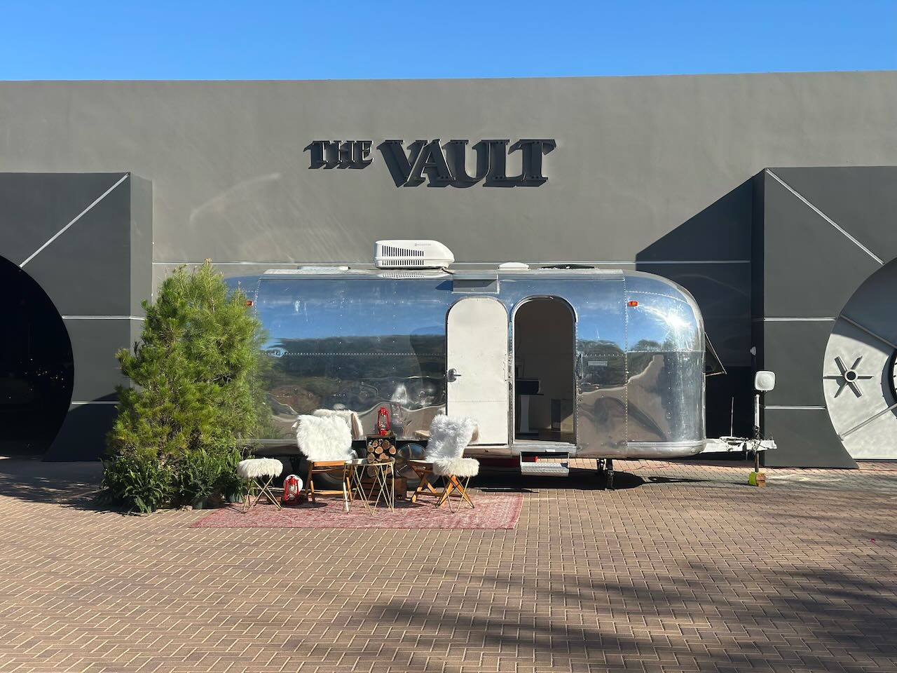 The Vault lounge setup