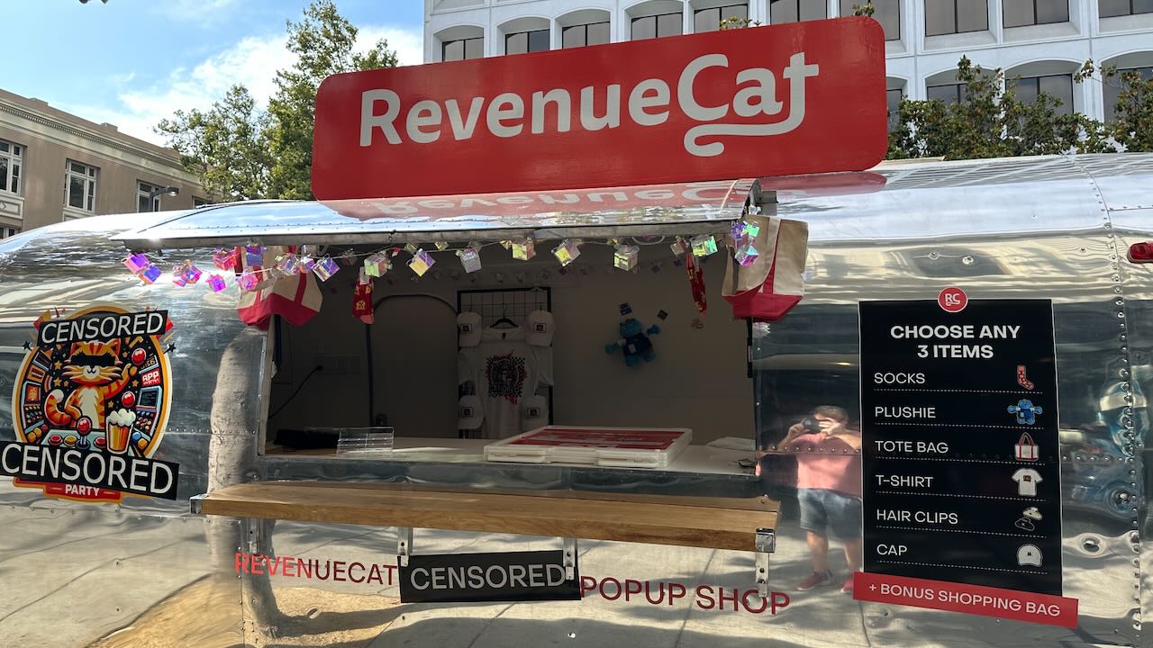 RevenueCat merch window