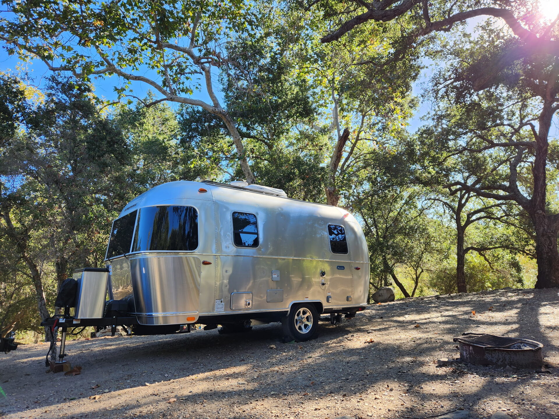 The Airstream, ready to rent